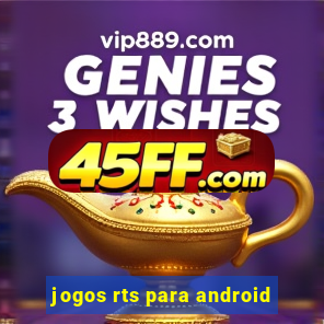 jogos rts para android